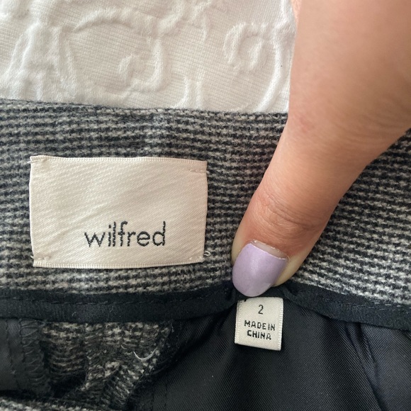 Aritzia tweed tie front pants! - Picture 4 of 4